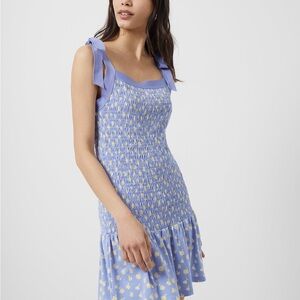 French Connection Peony-Doris Eco Ruched Dress, size XS